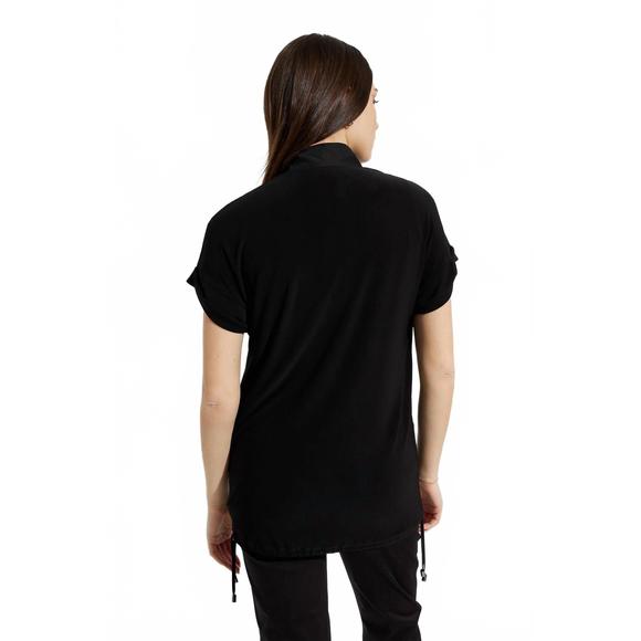 NEW JOSEPH RIBKOFF zip front jacket in black - Picture 2 of 2